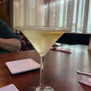 Lemon drop martini
