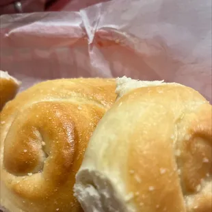 Fresh baked rolls