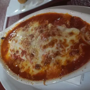 Manicotti with Meat Sauce