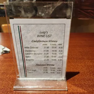 Menu February 2025. They no longer have cannelloni or manicotti