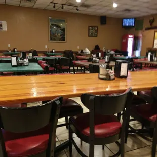 interior, sushi and sashimi