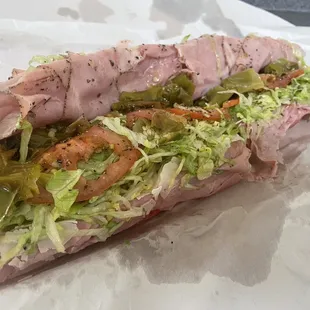 a closeup of the meat