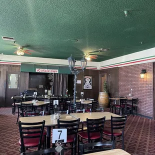 Inside of the restaurant