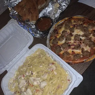 Chicken Alfredo Carbonara
