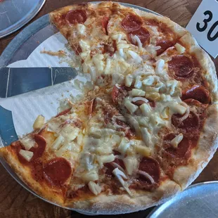 pizza, food