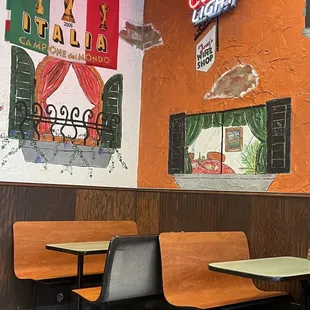 Seating at Luigi&apos;s
