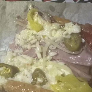 They have some new subs as I start to eat a few bites something not right the cheese was definitely not all the way melted