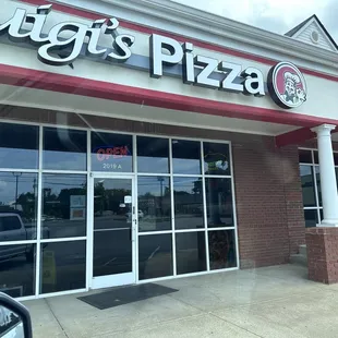 the front of the restaurant