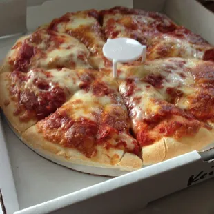 Small cheese pizza