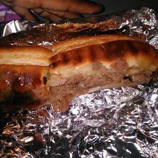 Steak n Cheese (well done as requested)