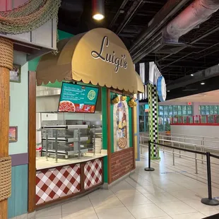 the inside of a restaurant