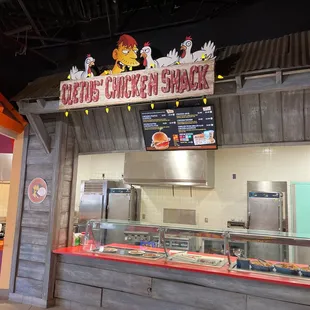 the inside of a restaurant