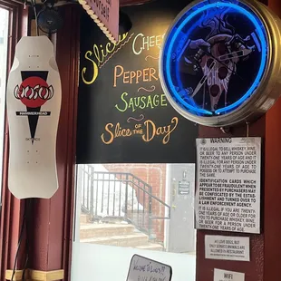 At the hostess stand