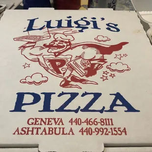 a pizza in a box