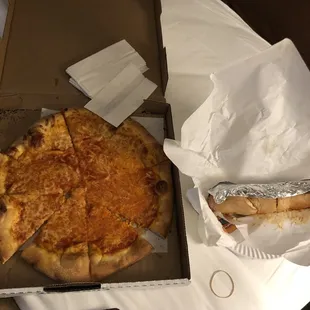 Large cheese an Meatball Parm. Sub