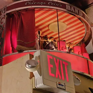 the exit sign