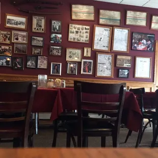 Big collection of photos with national and local celebrities.