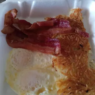 Bacon and Eggs Eggs Plate