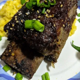 Thanks for the spectacular beef rib I started with to make this.  Finally a REAL meaty beef rib.