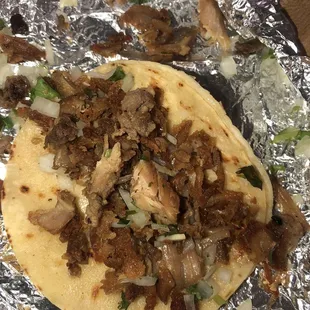 Dry out meat no sauce just throwing food together!