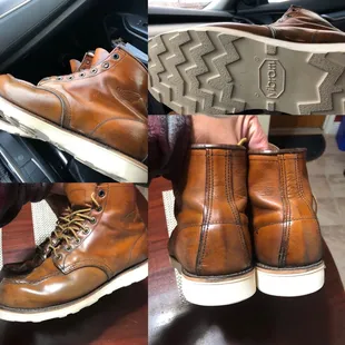 New soles on my Redwing boots