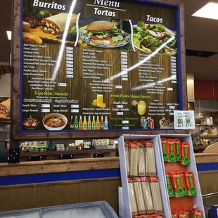 menus and prices