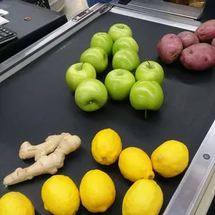 a variety of fruits and vegetables