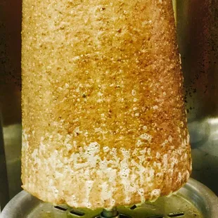 a pancake on a stick