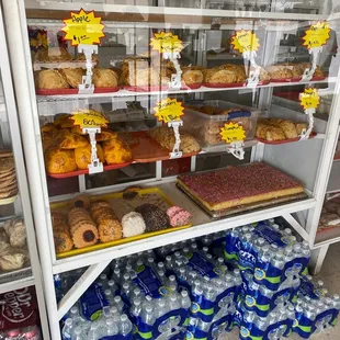 a variety of baked goods