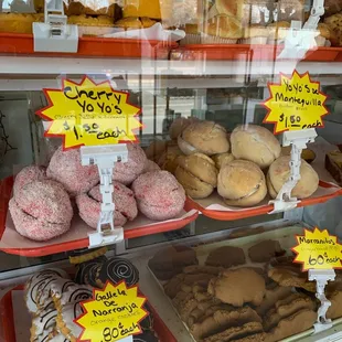 a variety of donuts and pastries