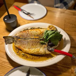Whole Branzino