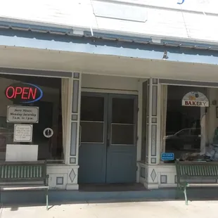 the outside of the building