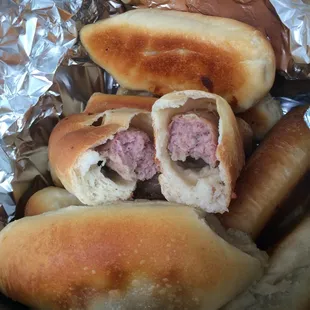Pig in the blankets (sausage kolaches)