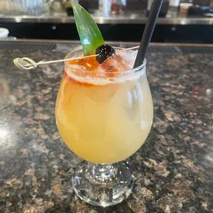 Coco loco specialty cocktail