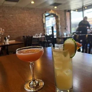 Guava Martini and a Spicy Cucumber Margarita