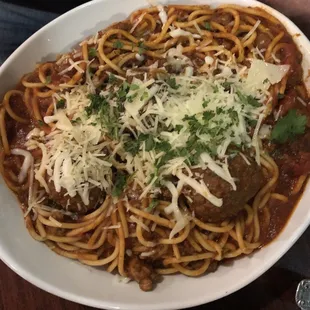 Spaghetti and Meatballs