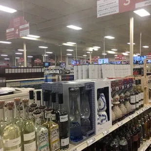 Tons of tequila... well tons of everything!!