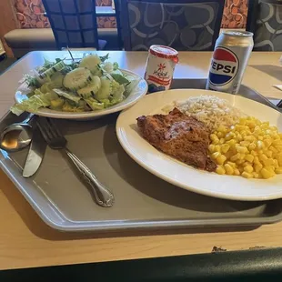 Small meal, you ca get two entrees