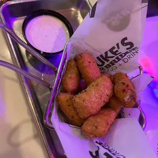 Mac and cheese bites