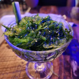 Seaweed salad - exquisite!