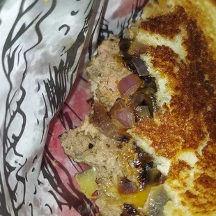 Greasy overcooked wrong item