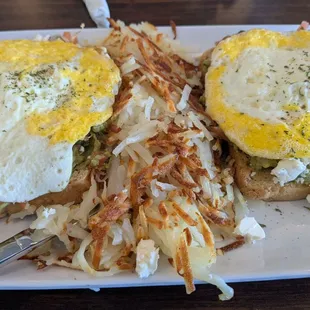 Avocado toast. IT comes with so much!
