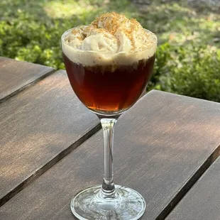Cookie butter dessert drink