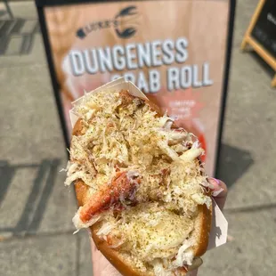 Try our NEW Dungeness Crab Roll! Available Summer 2023 for a limited time only
