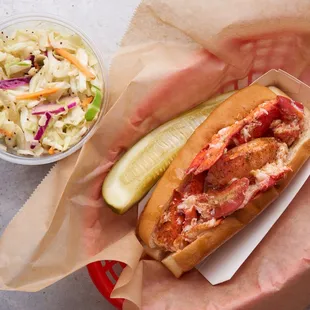 Not your average slaw! We combine a shredded cabbage blend with our own poppyseed vinaigrette dressing for a light, refreshing side dish.