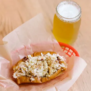 A pint and a Jonah or Dungeness Crab Roll. It&apos;s the weekday treat you DESERVE