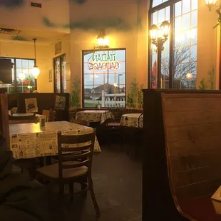 Luke&apos;s seating area