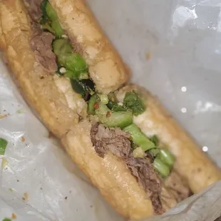 Italian beef with hot giardiniera