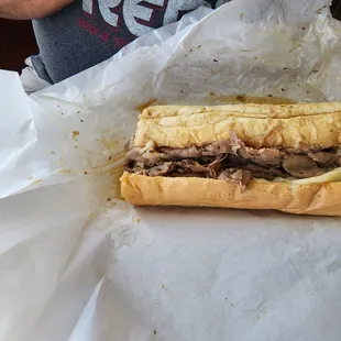 Italian Beef with Provolone