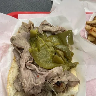 Feast your eyes on that Bad Boy! Wheres the Italian Sausage? Buried under ALL of that Beef!